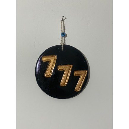 777 Şans ve Bolluk Dekoratif Obje - Özel Hediyelik Kutusunda